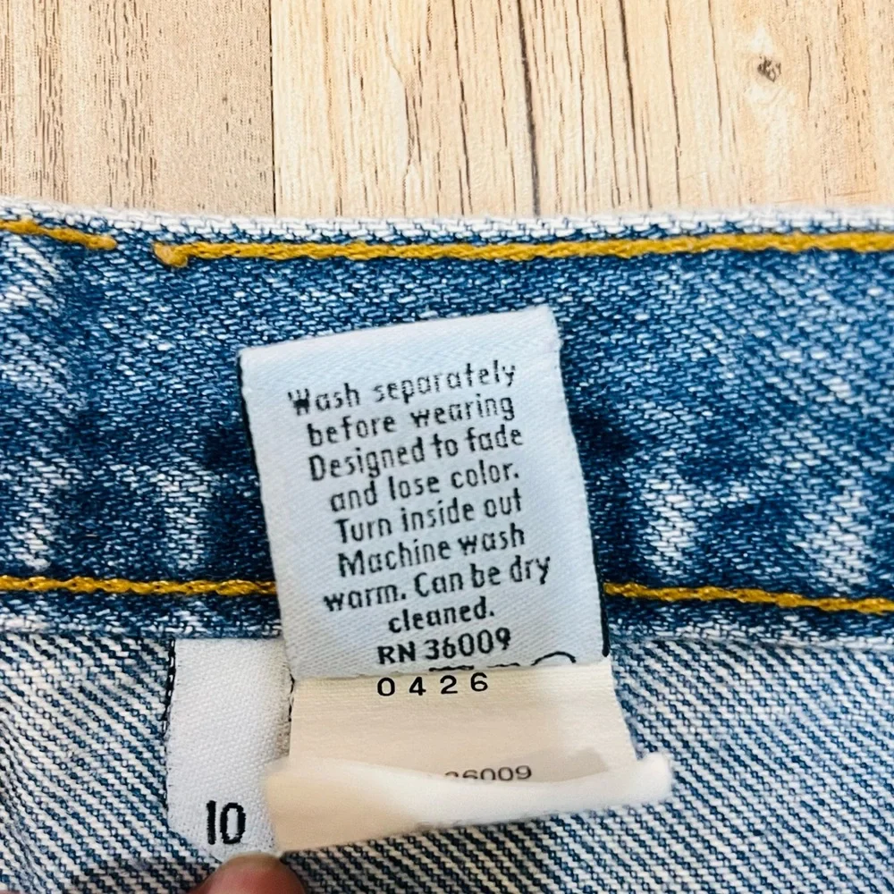 calvin klein Women’s Vintage 90s CHIC High Rise Tapered Jeans size 10 fi… - Picture 6 of 14